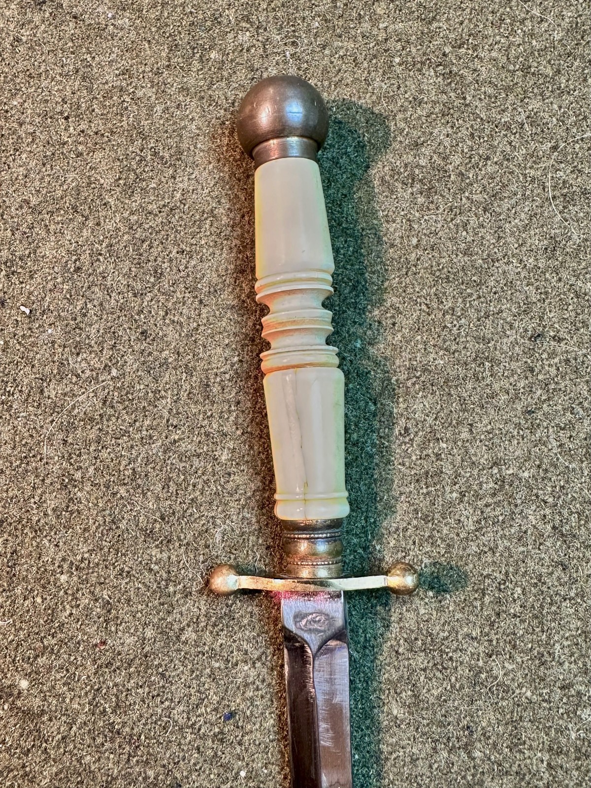 1840 - 1880 NAVAL DIRK AMERICAN OR BRITISH WAR OF 1812 - CIVIL WAR DAGGER KNIFE