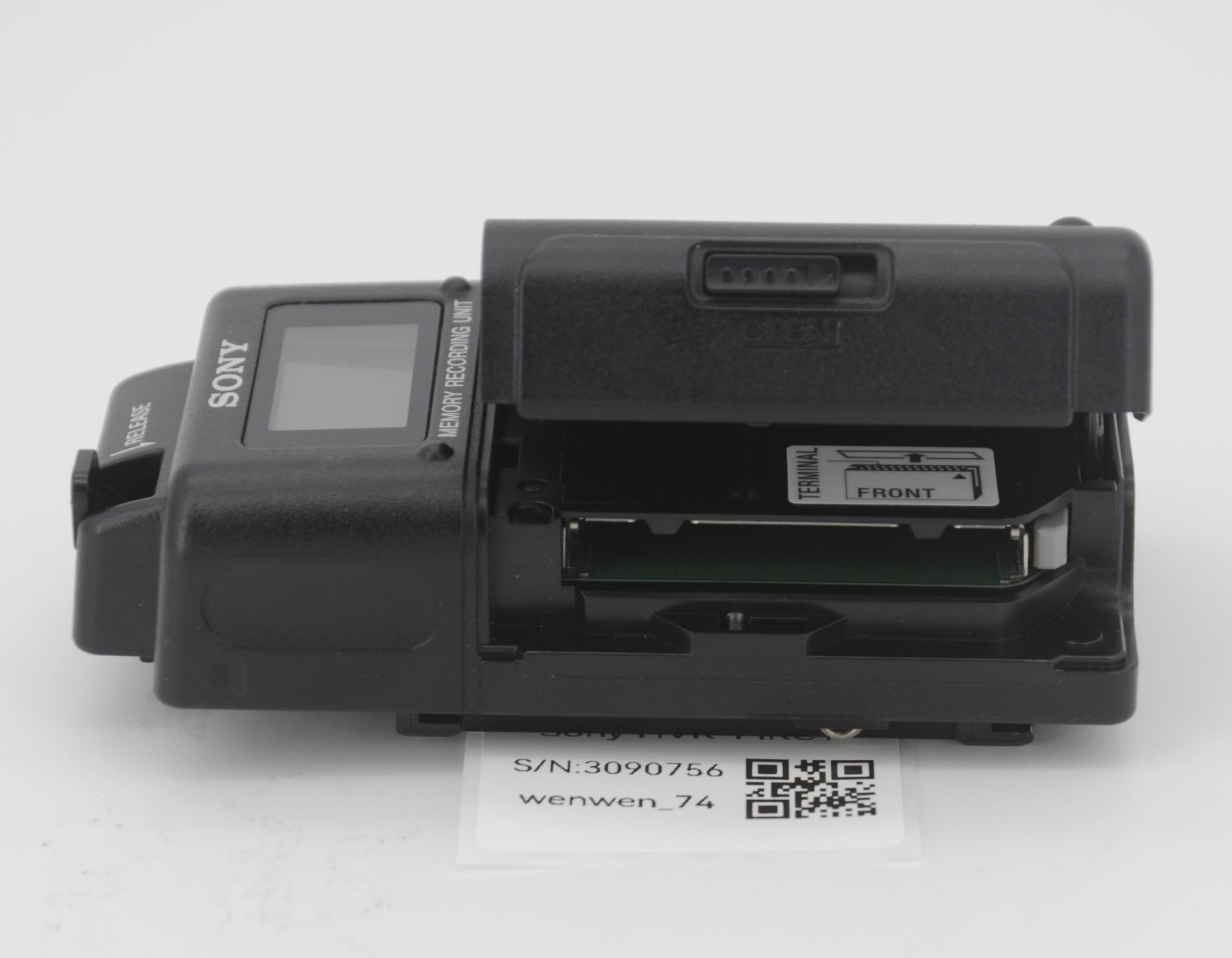 Near Mint -Sony HVR-MRC1 Memory Recording Unit With 16GB CF Card (No Cradle)