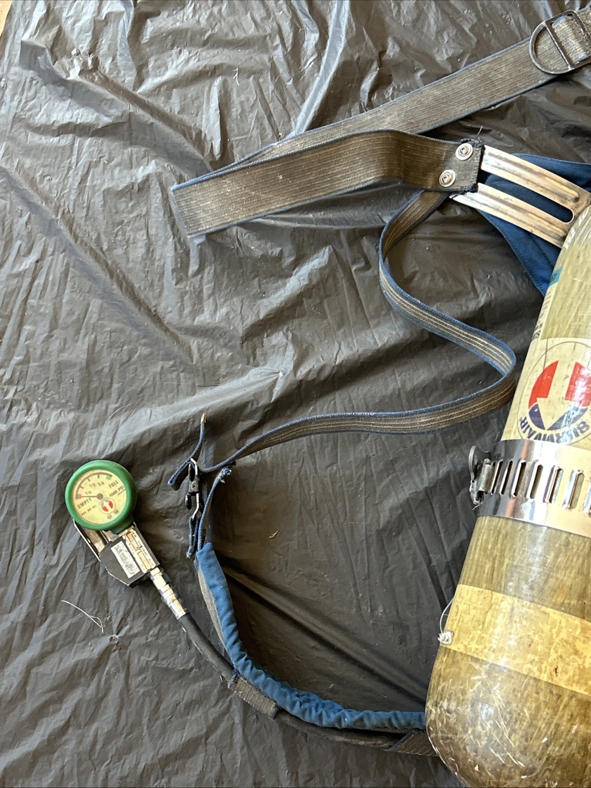 Survivair compressed air tank (EMPTY) 4500PSIG 60Min 917162 L87G-1 USED