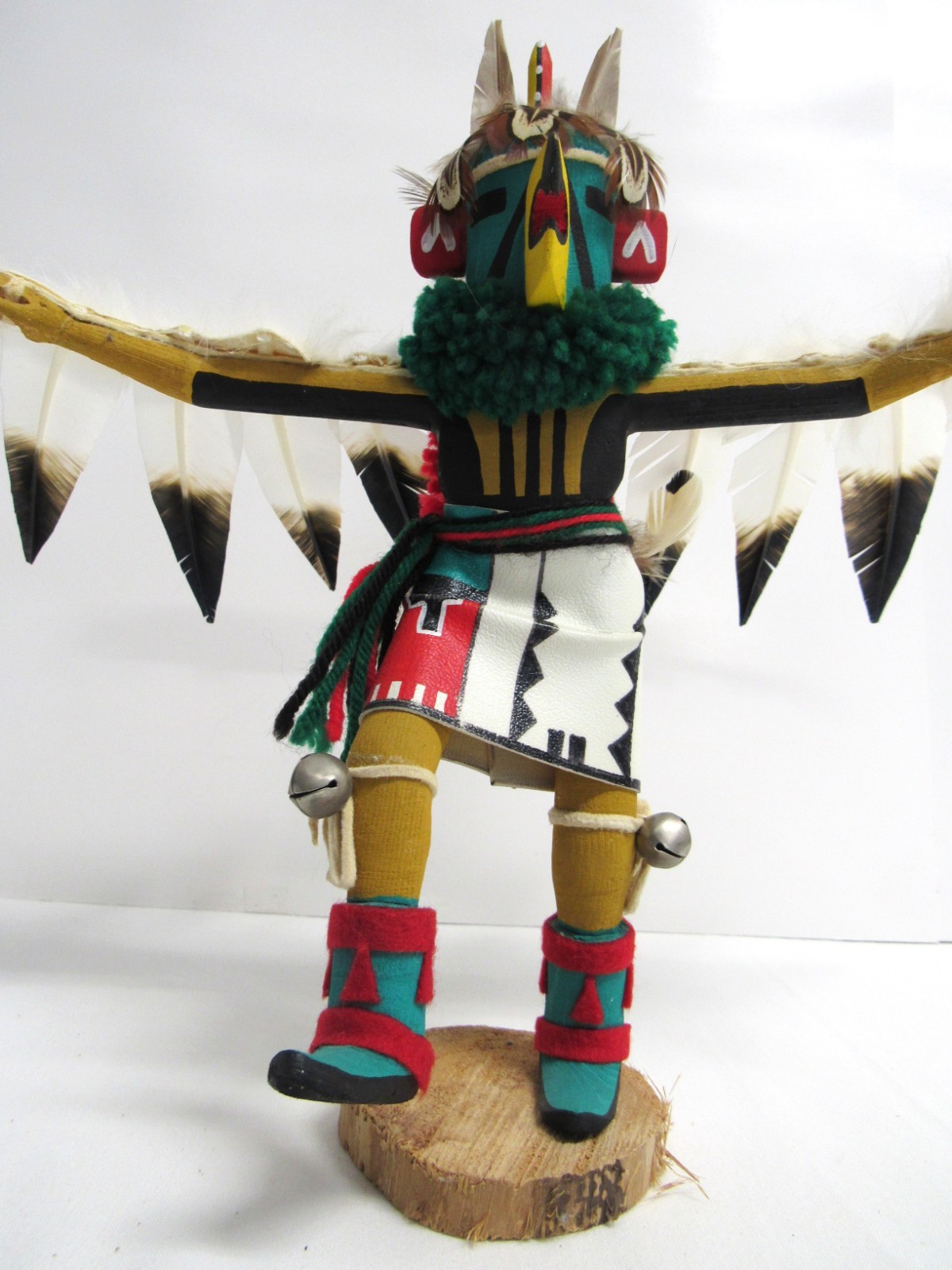 Authentic Vintage Native American "Eagle Dancer" Kachina Doll - Signed - VGUC