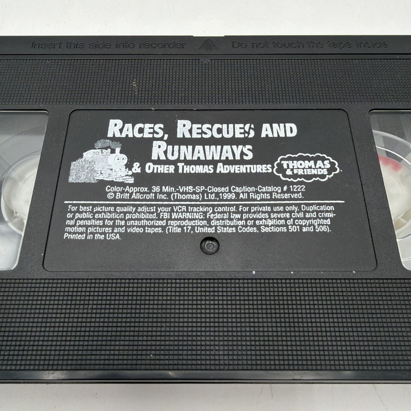 Thomas Tank Engine & Friends Races Rescues Runaways Other Adventures VHS 1999