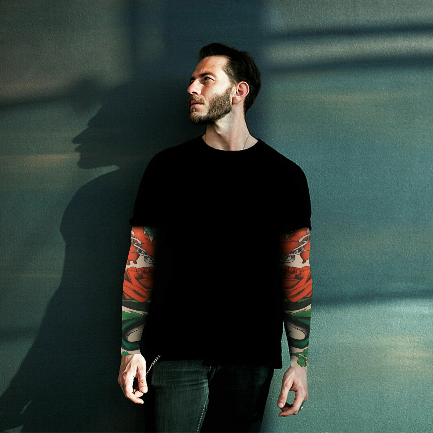 6 Pairs Cooling Arm Sleeves Outdoor Sport UV Sun Protection Arm Cover Tattoo Art