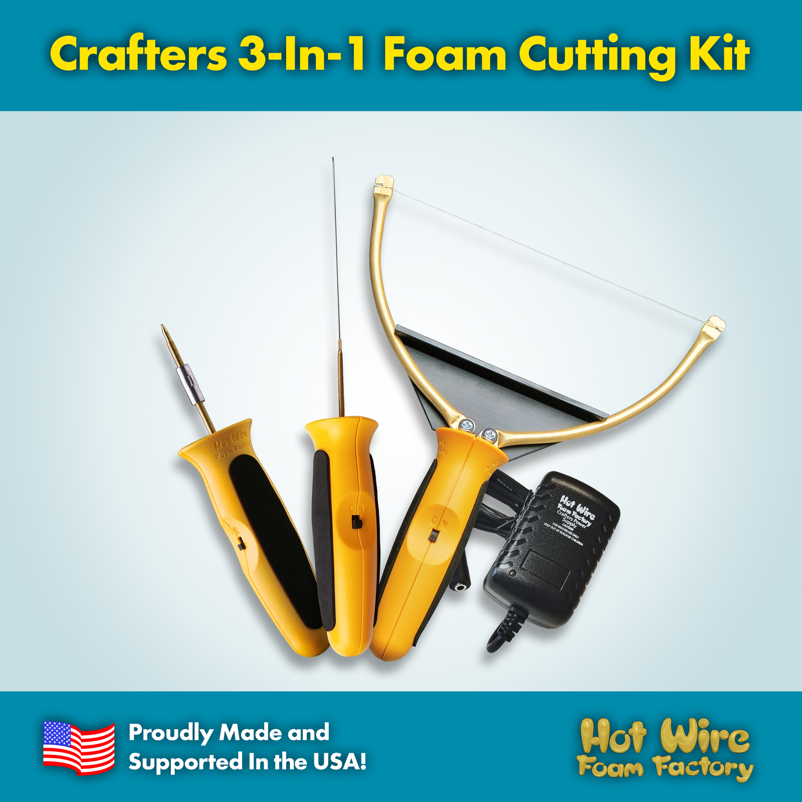 Hot Wire Factory Crafters 3-In-1 Foam Cutting Kit