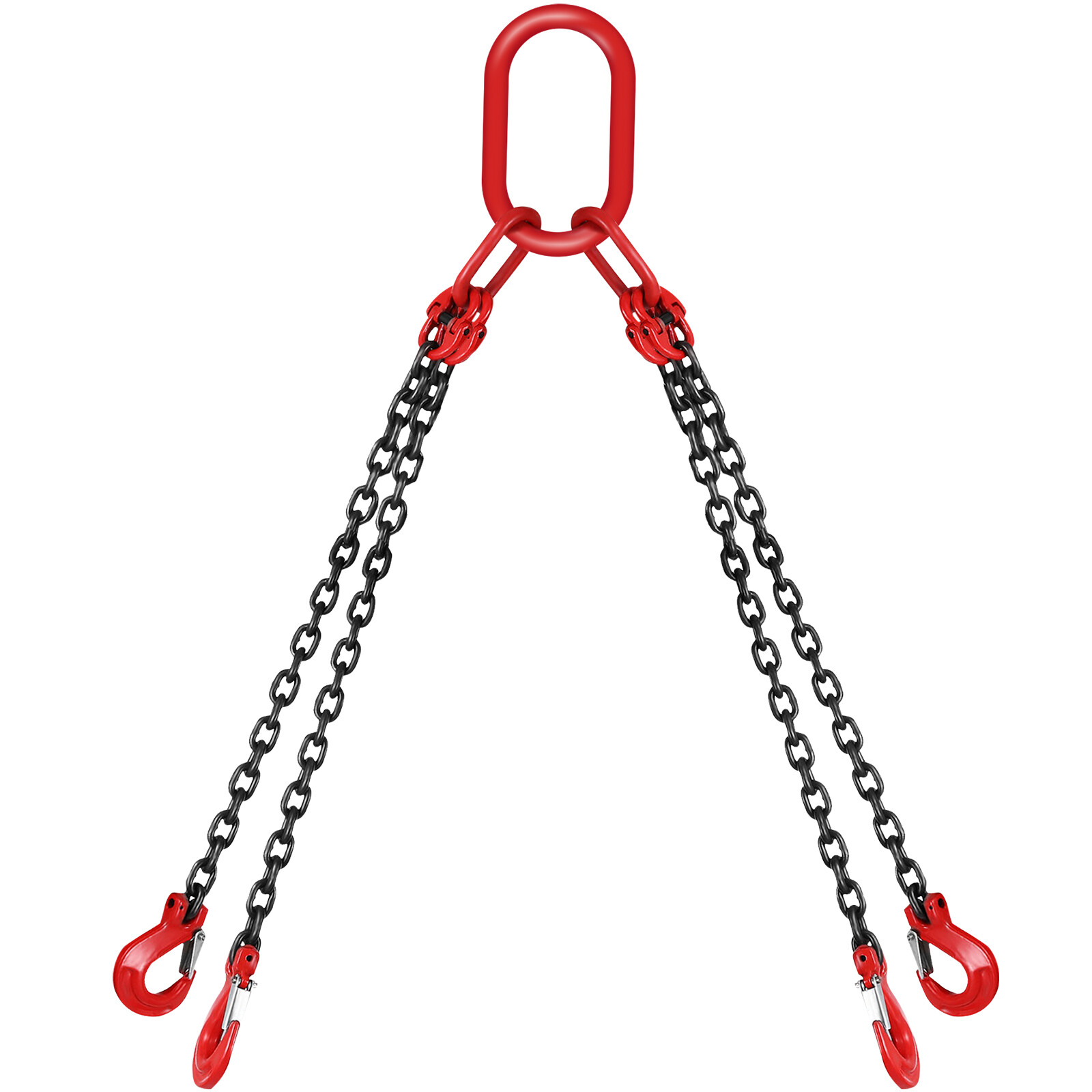 VEVOR 5/16" 5FT Chain Sling 4 Legs with Sling Hooks G80 Lifting Chain Sling
