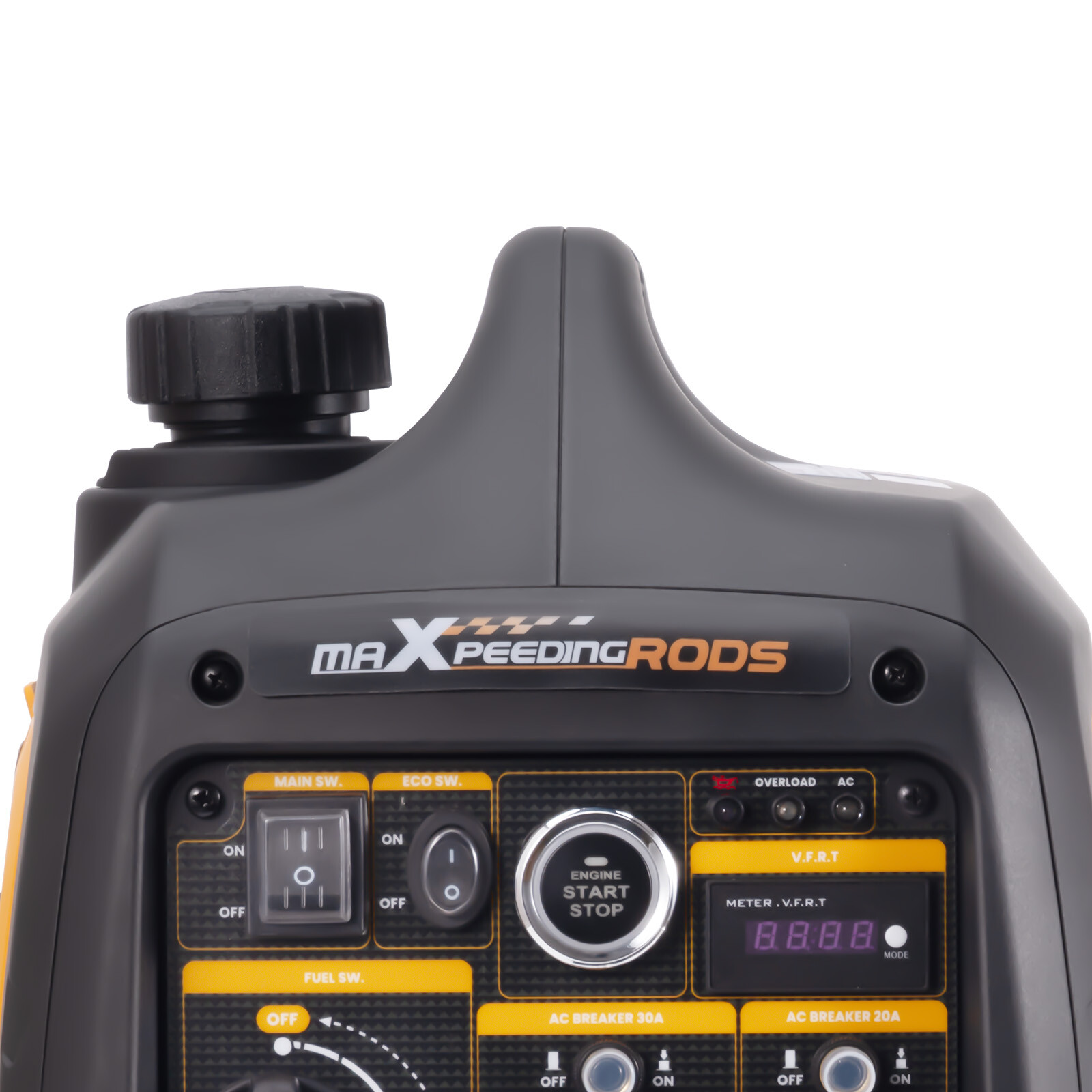 Gas Powered Generator 5000W Peak Digital Display Electric Remote Start RV Ready