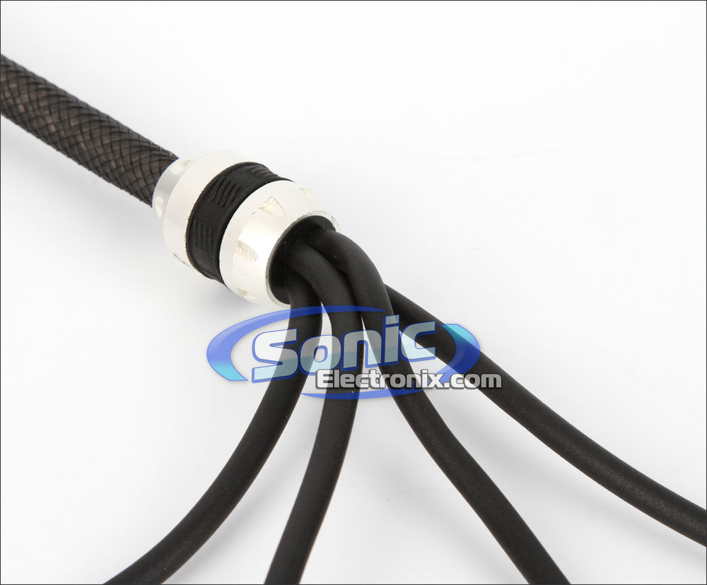 Stinger SI8412 12 Ft 4-Channel 8000 Series RCA Interconnect Cable
