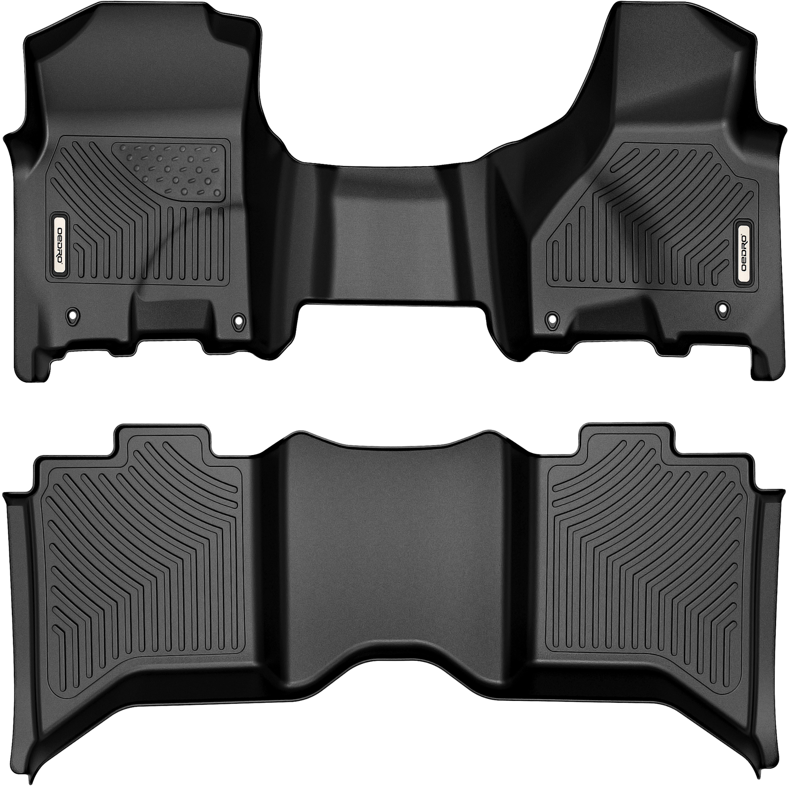 Floor Mats Liners for 2013-2018 Dodge Ram 1500 2500 3500 Crew Cab All-Weather