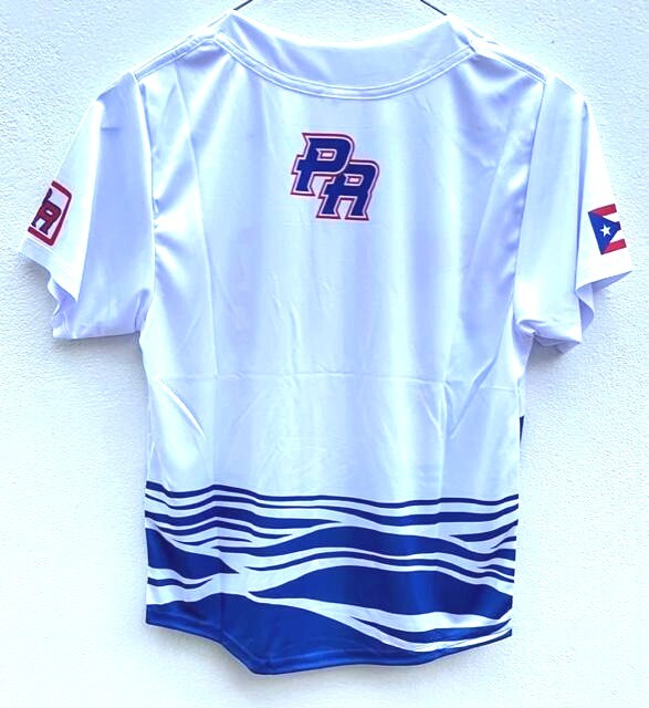 Puerto Rico Boricua PR Flag EL Morro Children Kids Baseball Jersey Shirt Sizes