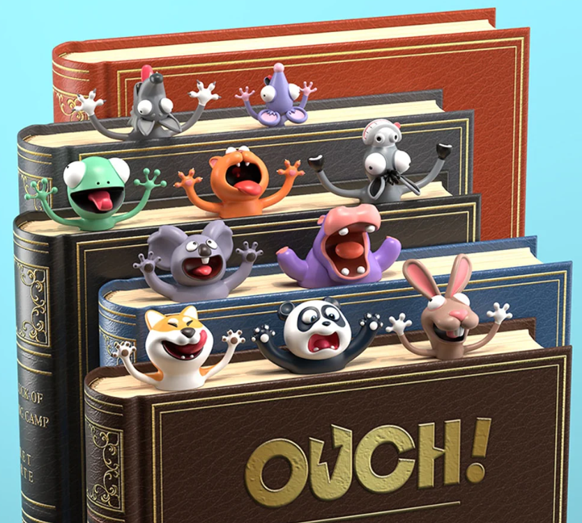 3D wacky Animal Bookmarks