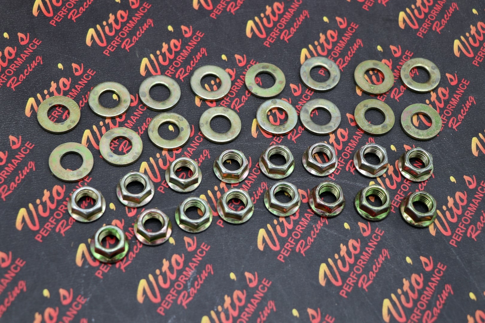 16 x Vito's wheel nuts YAMAHA Raptor Banshee front rear hub washers lugnuts NEW