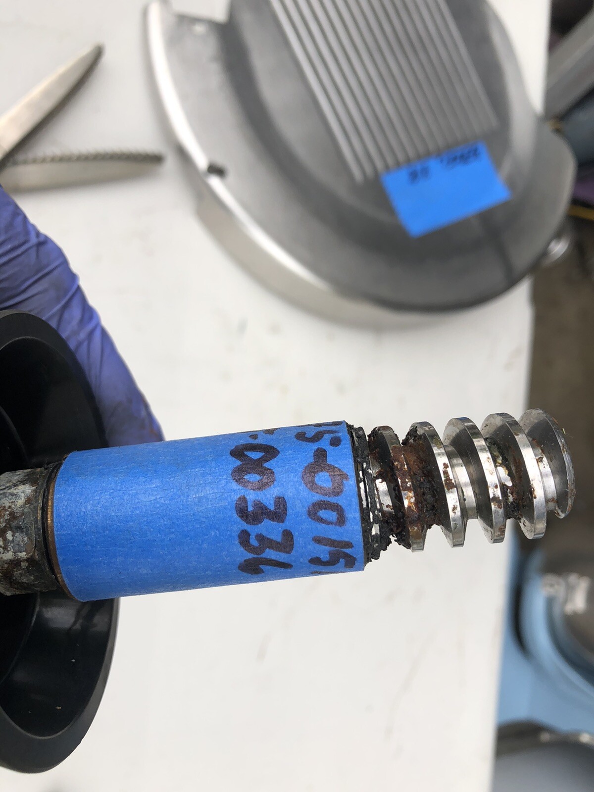 Berkel Slicer Model 818 P/N 4675-00336 & 3875-00151 Worm Index & Knob