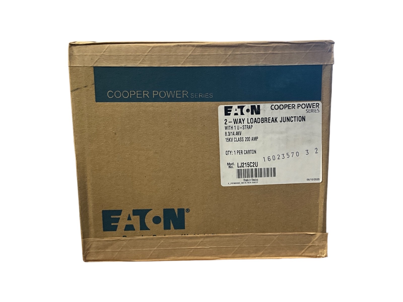 Eaton Cooper LJ215C2U 2-Way Loadbreak Junction 15kV 200A – NEW