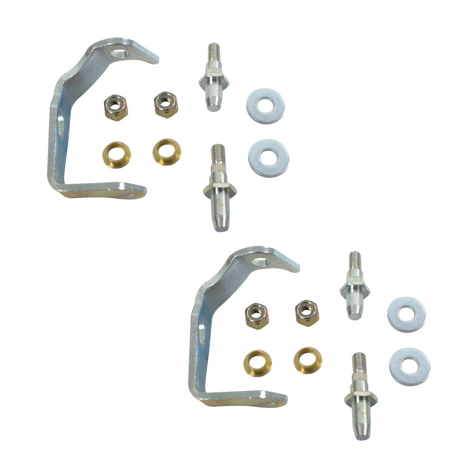 Pair Door Hinge Pin & Bracket Kit Front Driver Side LH for 99-07 Chevy GMC 38456