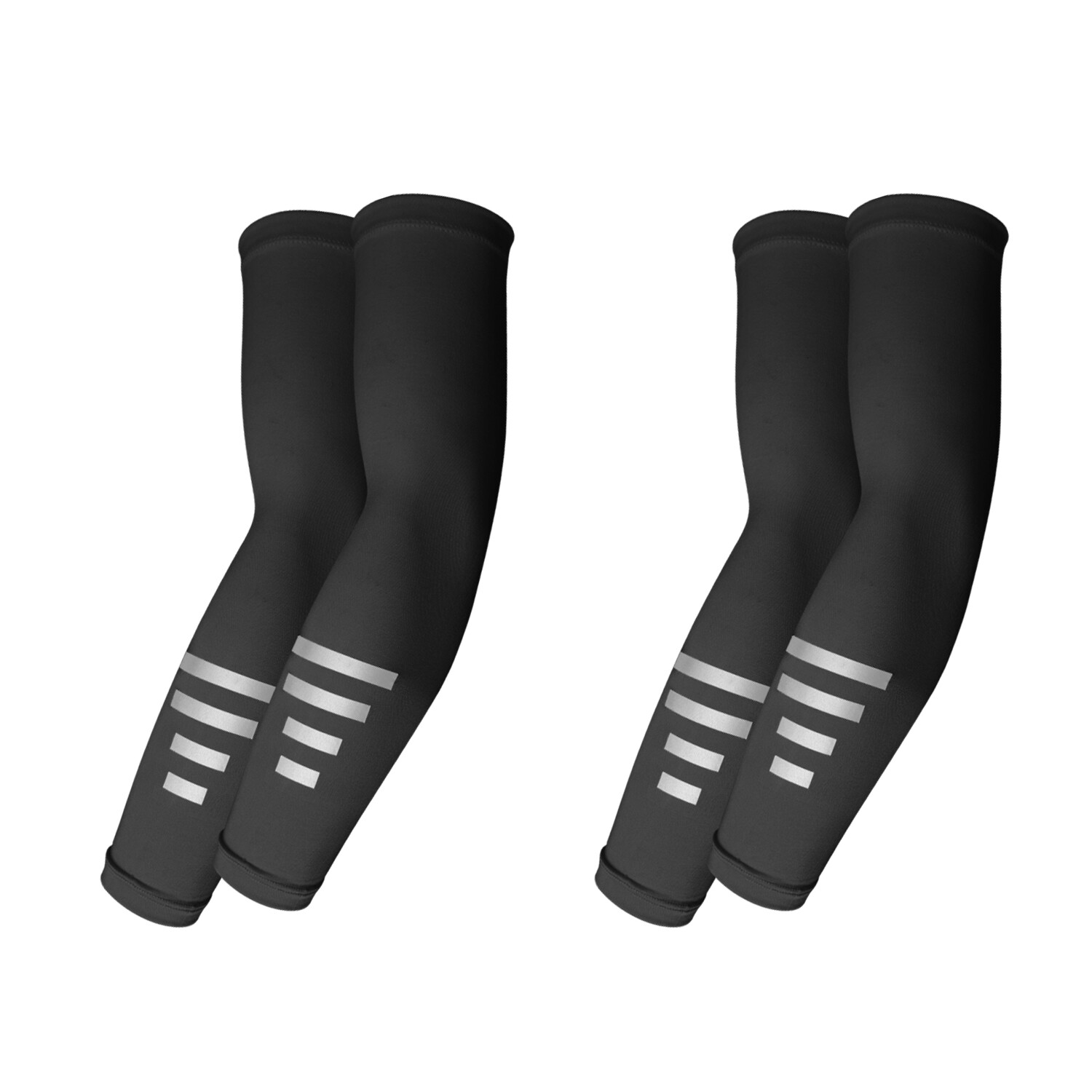 2 Pairs Cooling Arm Sleeves Cover UV Sun Protection Outdoor Sports For Men Women