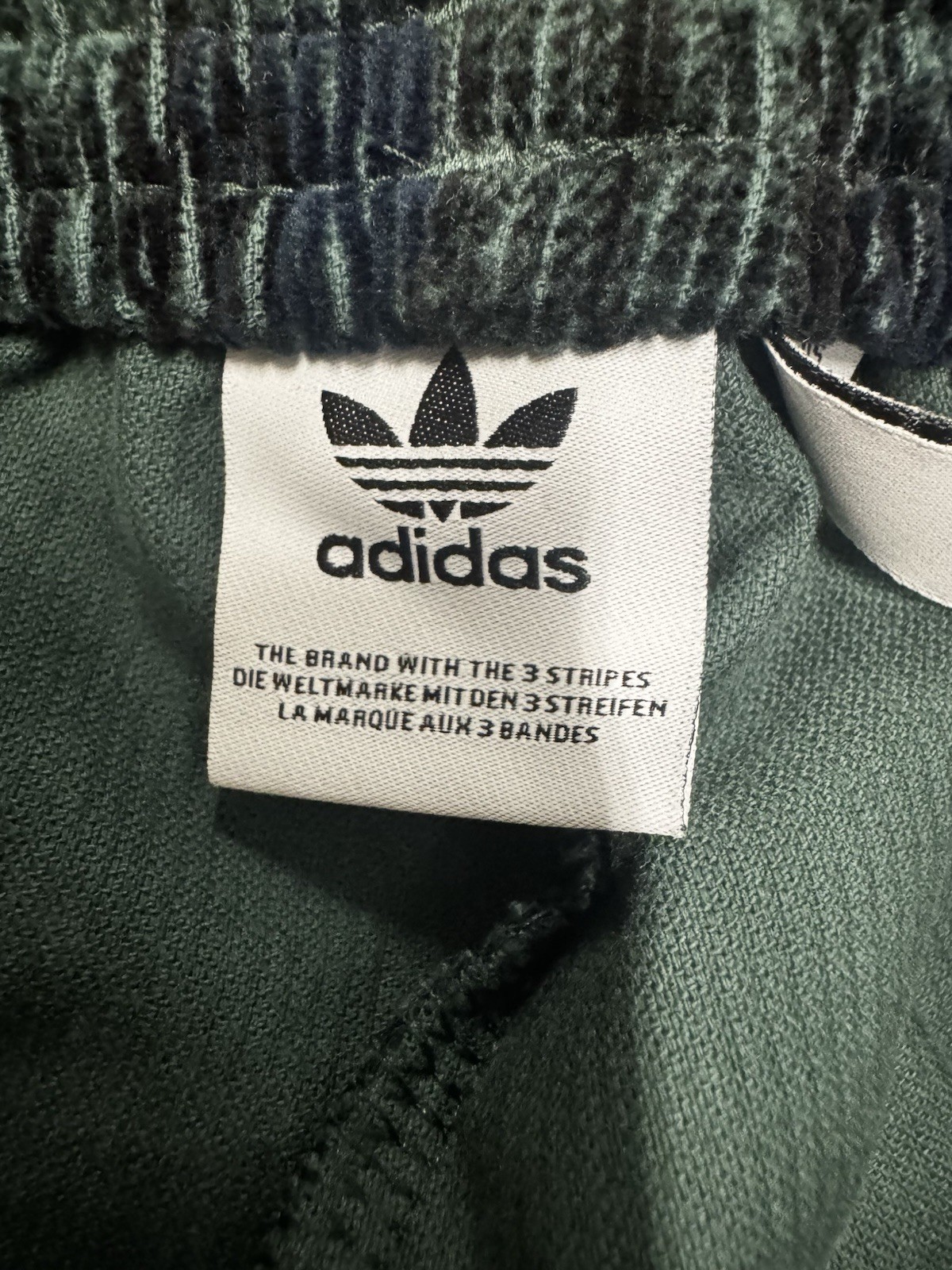 Adidas Originals Tartan Black Watch Plaid Corduroy Wide Leg Track Pant IX7415 M