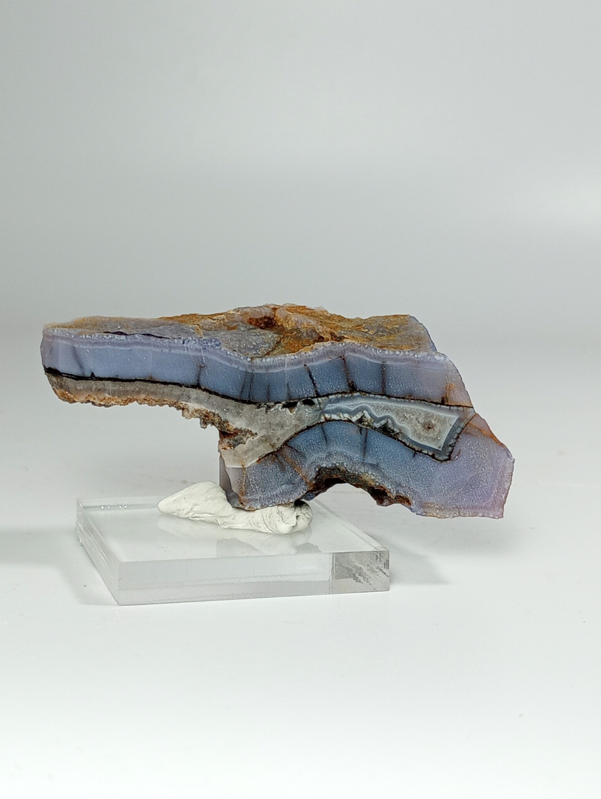 Holley Blue Agate Unpolished Specimen