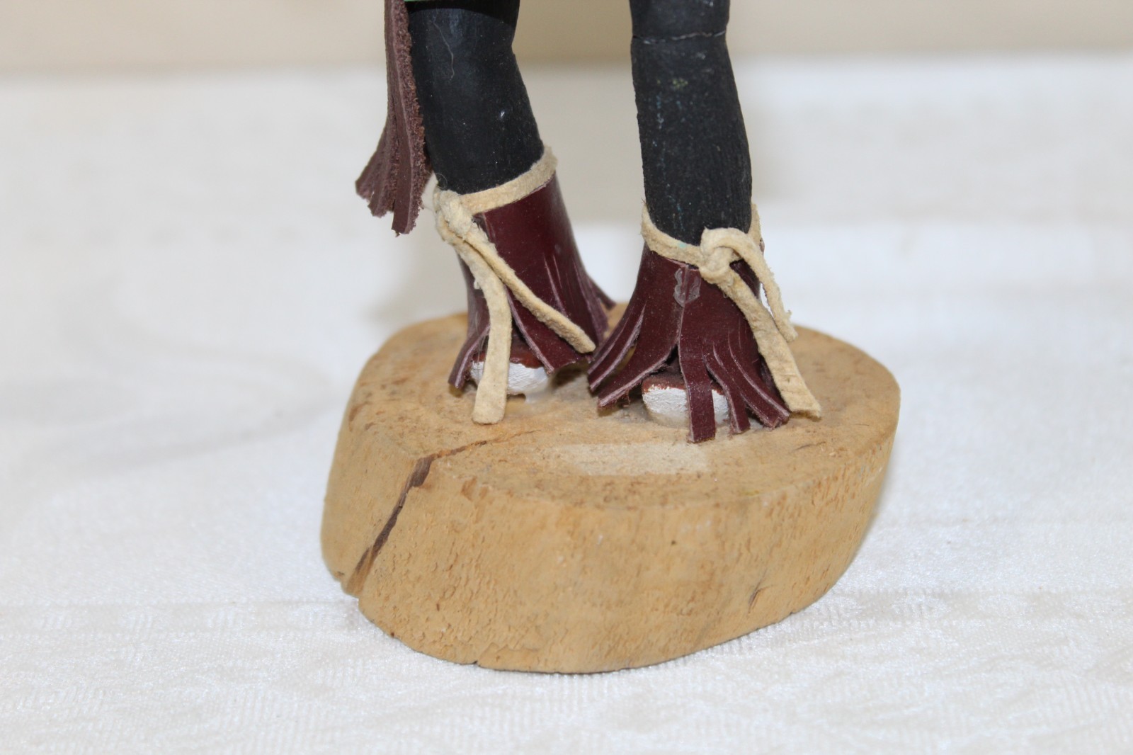 Vintage Hopi Pueblo 7.25" Kachina Doll "Snake Dancer" Signed with Losses