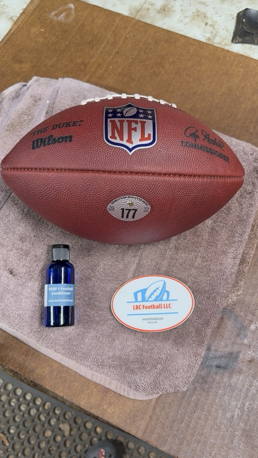 LBC Football DIY Game Prep Complete Kit 2.0 New and Improved - Mud Tack Brush