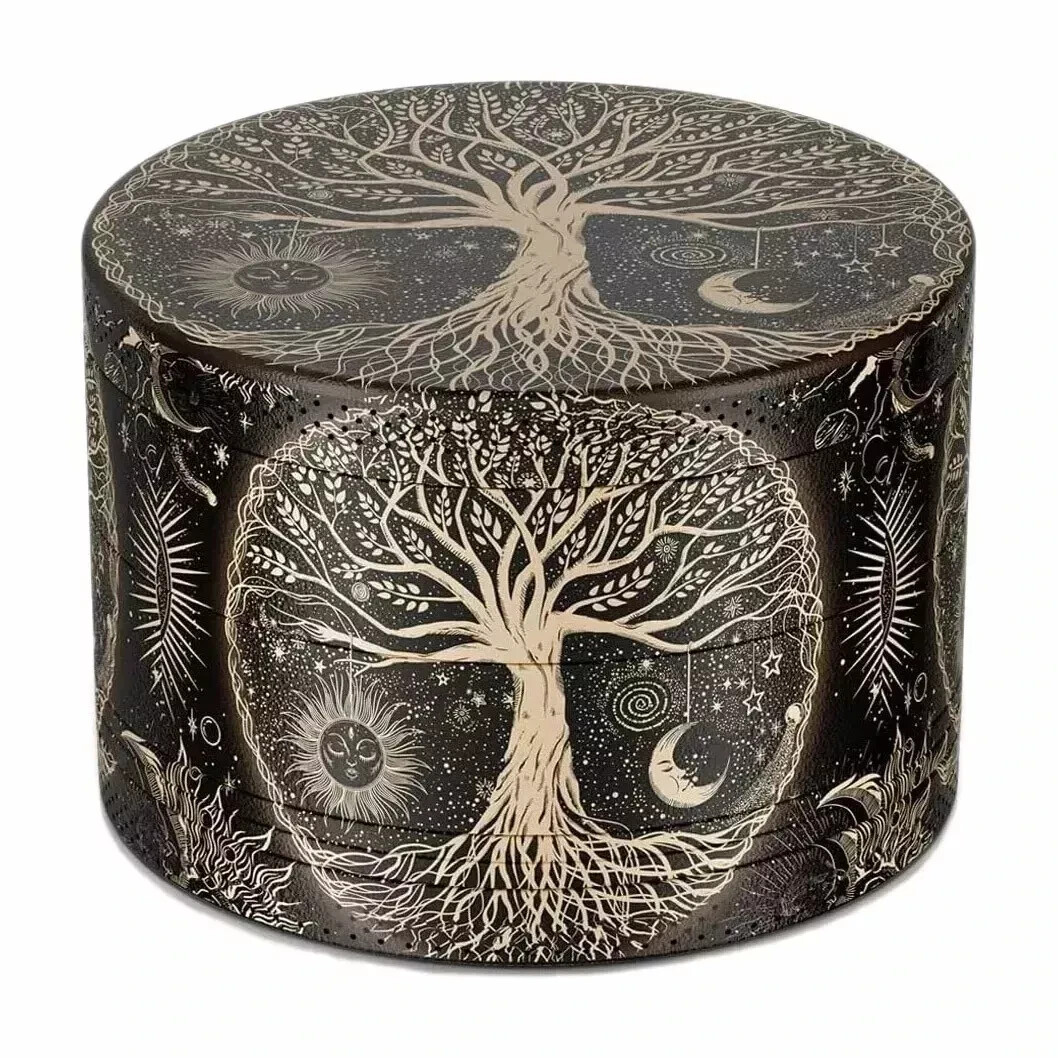 4 PCS Herb Tobacco Grinder Spice Herbal Metal Smoke Crusher Handle Hand Muller