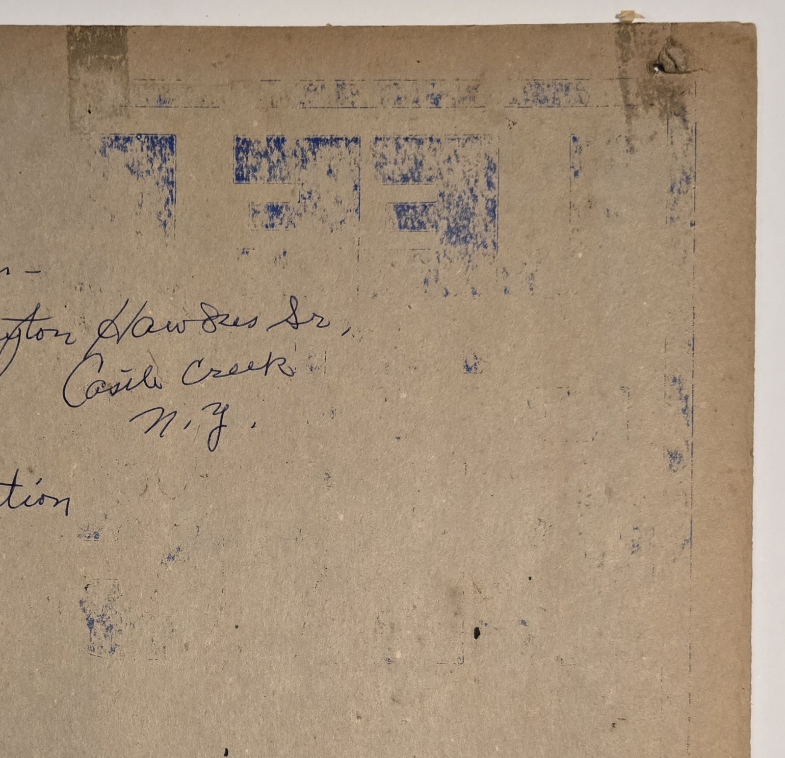 Vintage 1940s Lee Bros Circus Poster Jeffersonville NY 14" X 22" New York 1947