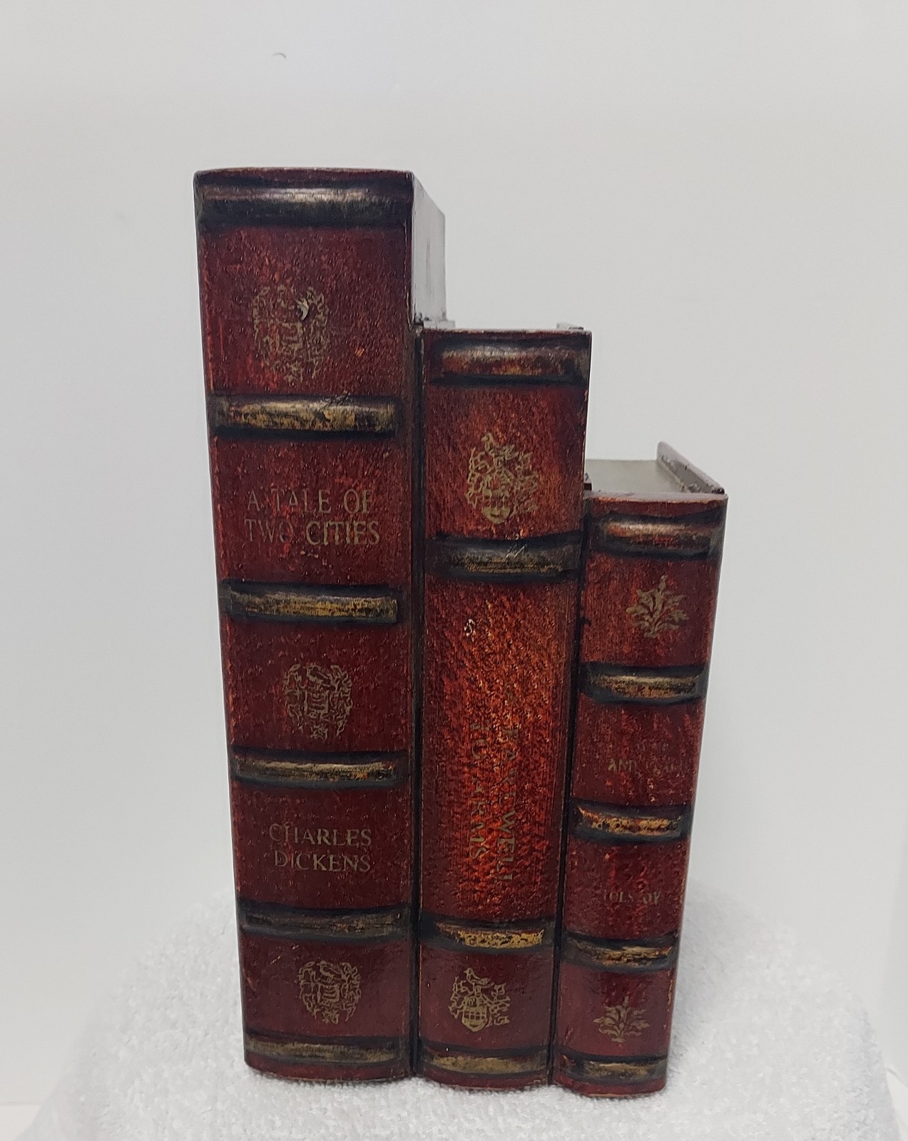 Vtg Faux Book Hidden CD Storage Secret Compartment Box Decorative Home Decor