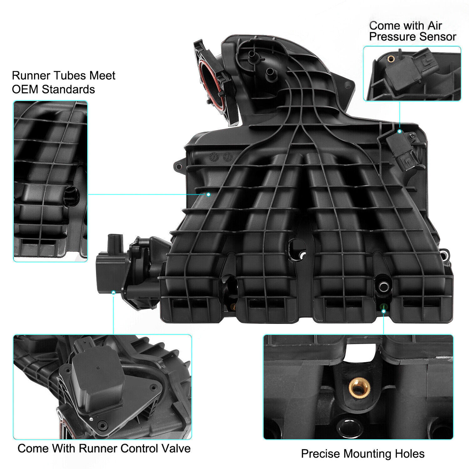 Intake Manifold w/ Runner Control Valve For 07-17 Jeep Patriot Compass Caliber
