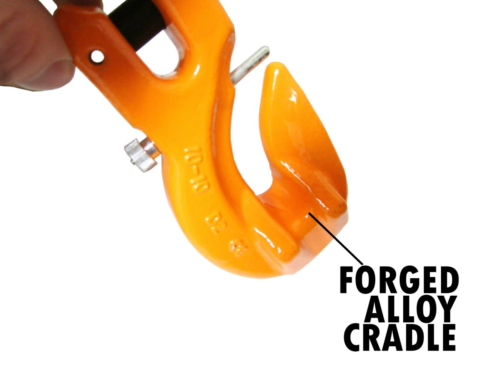 3/8 Grab Hook Pull Pin Grade 100 Safety Pin Latch Tow Clevis G100