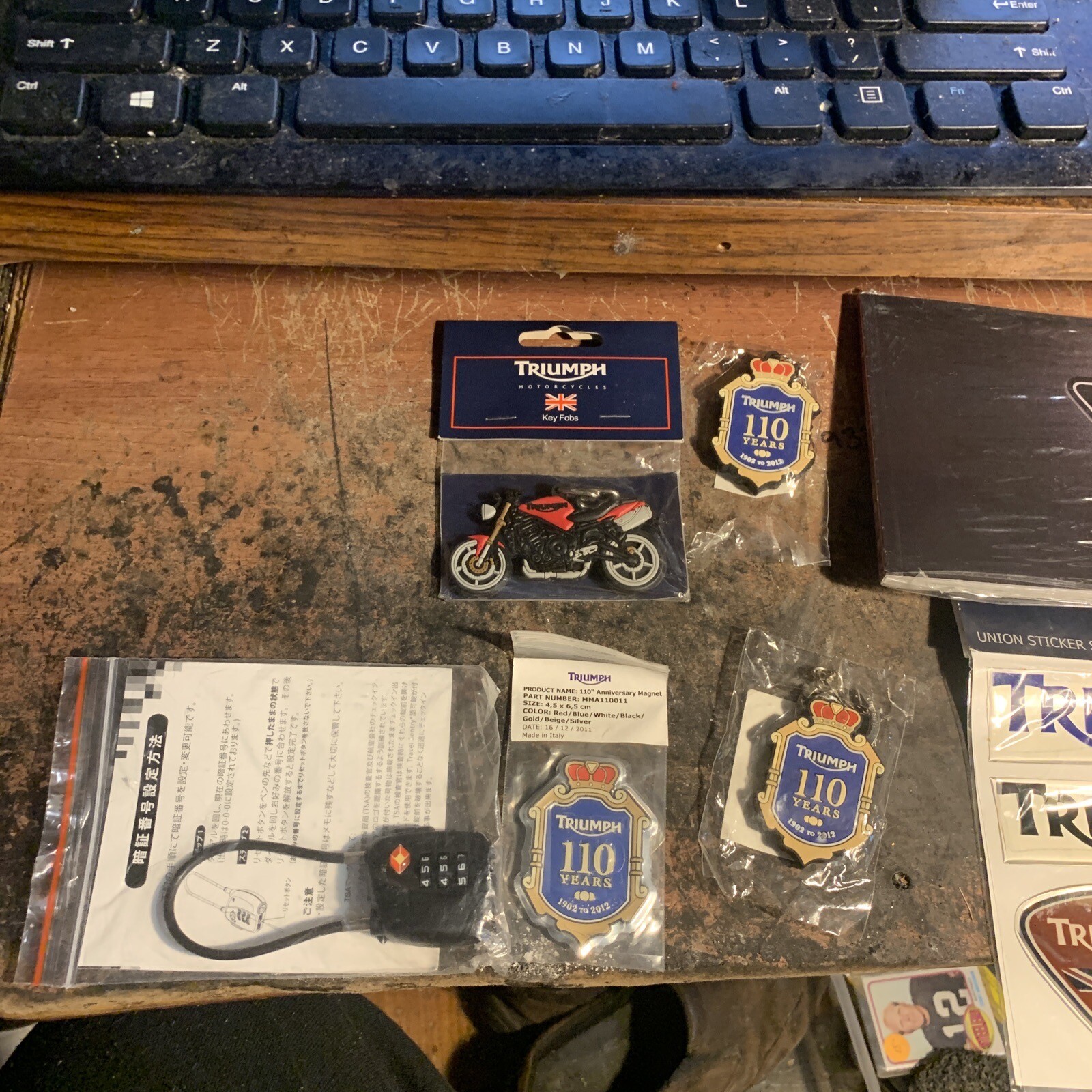 Triumph motorcycles 110 YEAR ANNIVERSARY OWNERS ACCESSORY KIT