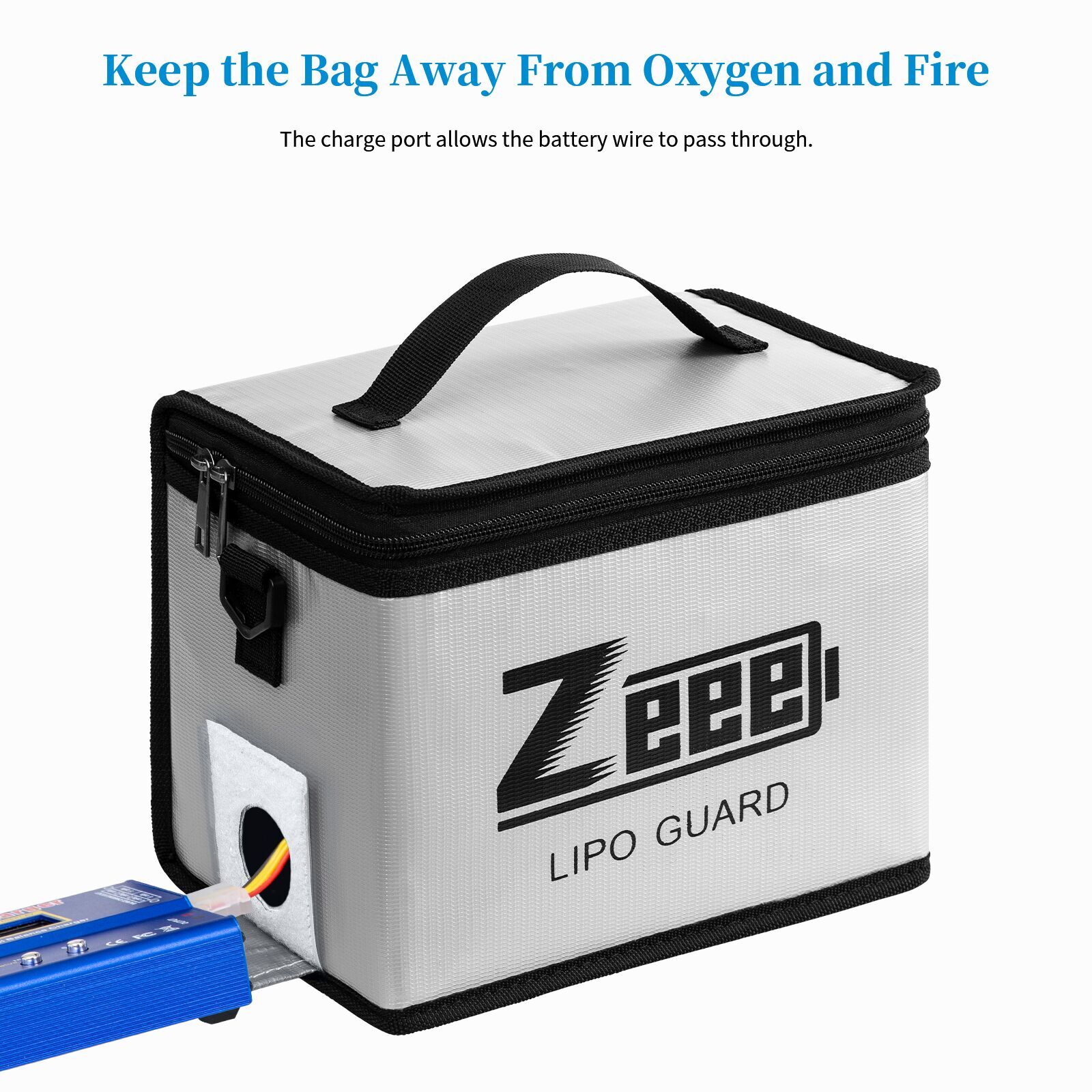 Zeee Fireproof Explosionproof Storage Guard Bag for Lipo Battery Charge& Storage