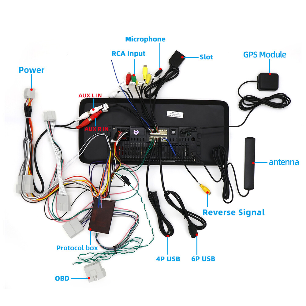 12.3" For 09-15 Lexus RX350 RX450h Carplay 4+64GB Stereo Radio GPS Nav Head Unit