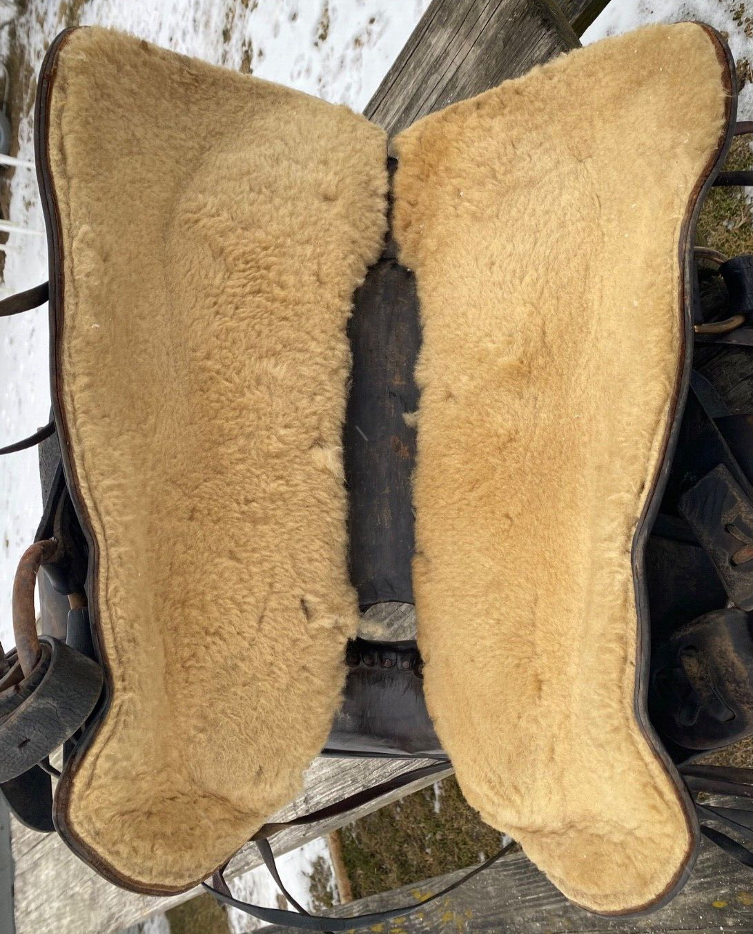 Antique/Vintage 15.5" Western Champion Walla Walla Roper slick seat saddle