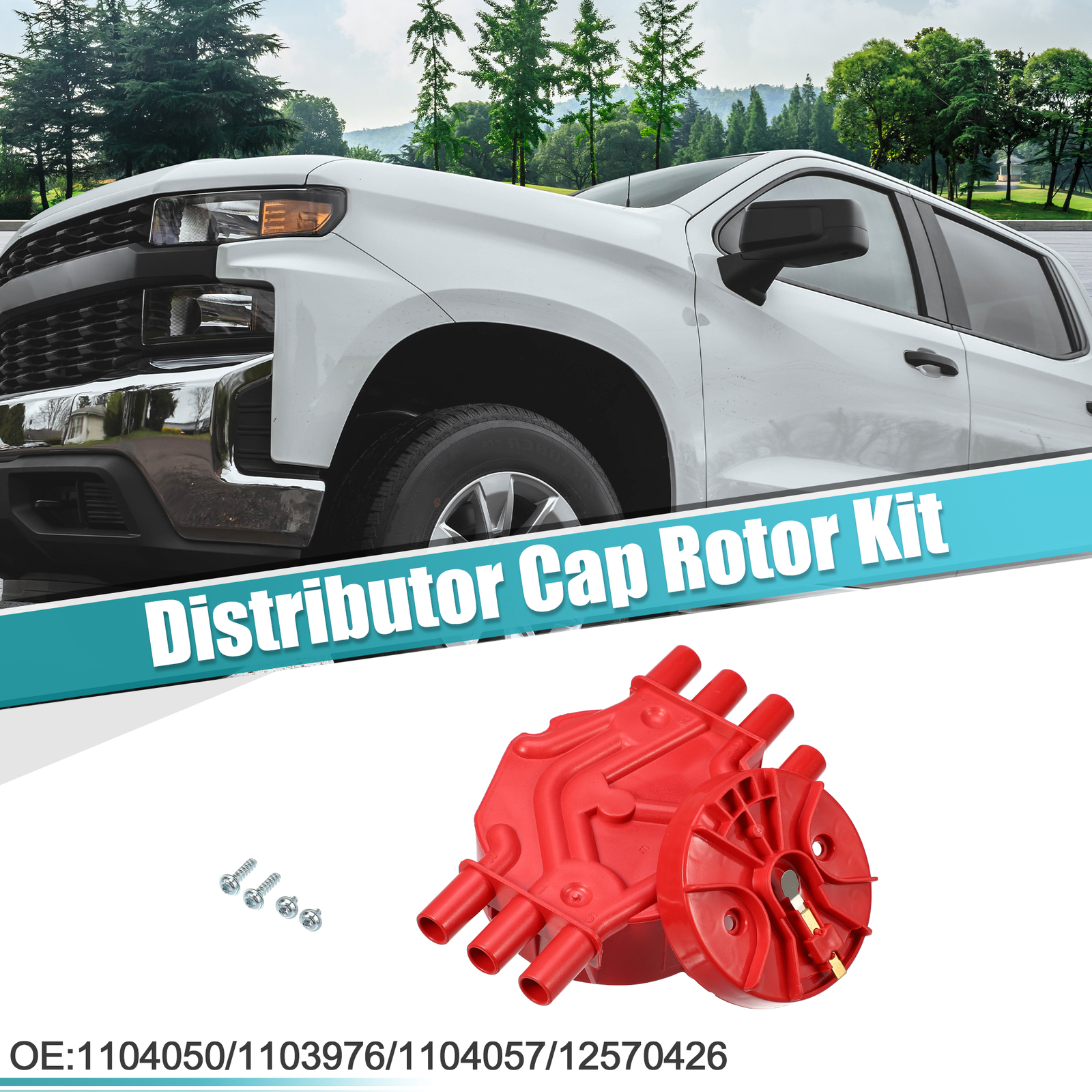 No.1104050 Auto Ignition Distributor Cap and Rotor Kit for Chevrolet Blazer