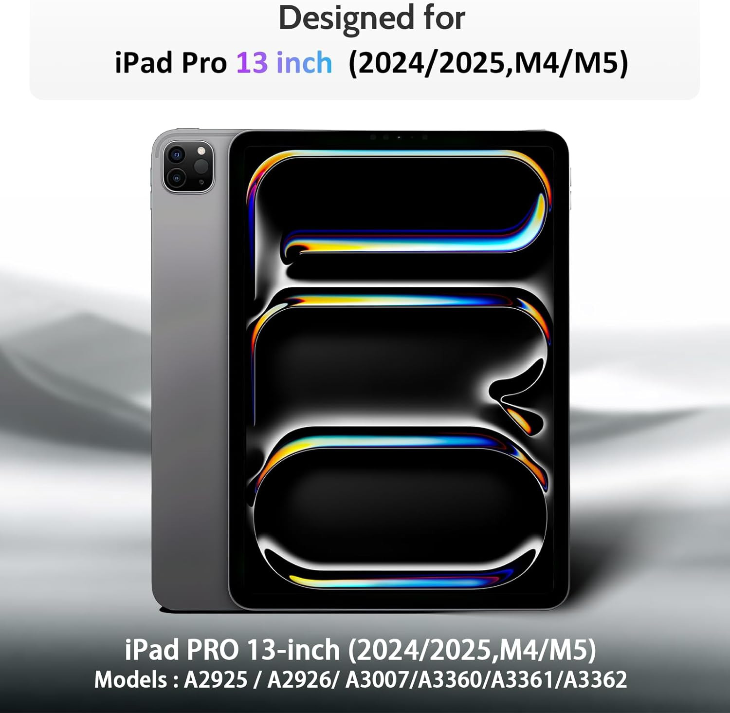 2 Pack like Paper Screen Protector for Ipad Pro 13 Inch M4/M5 [2024/2025 7Th/8Th