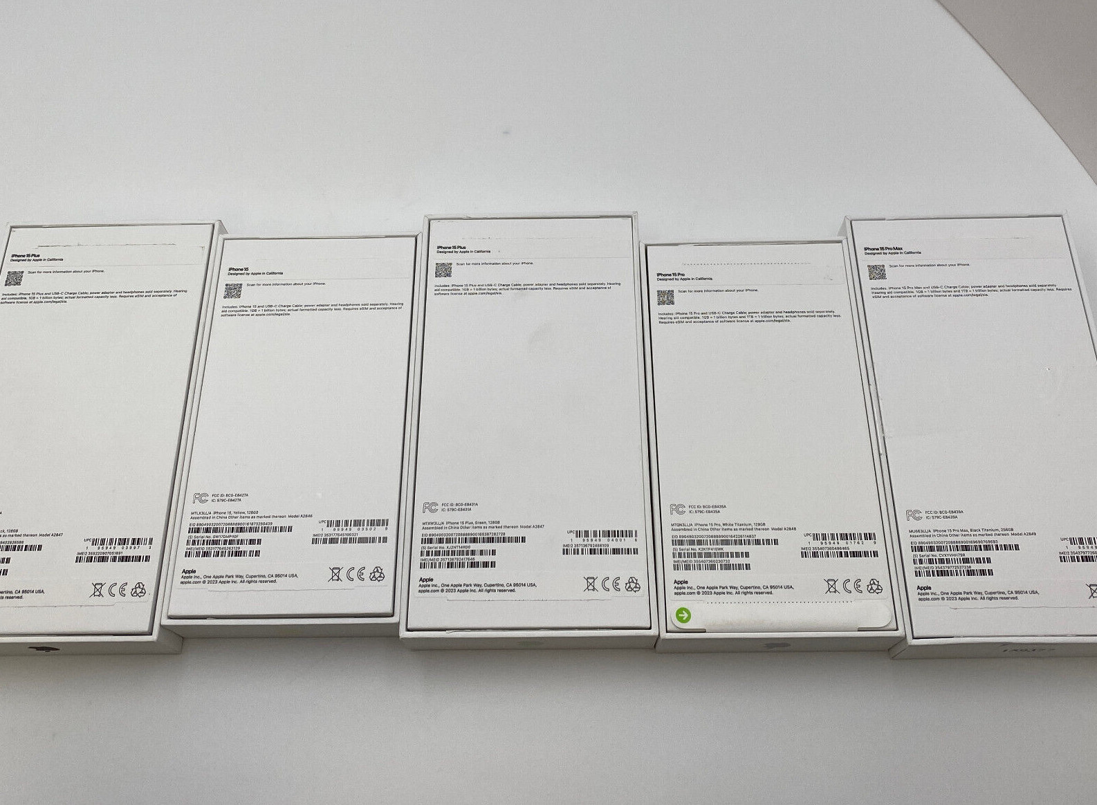 OEM Empty Box for iPhone 16, 16 PLUS, 16 PRO, 16 PRO MAX, 15, 15 PRO, 15 PRO MAX