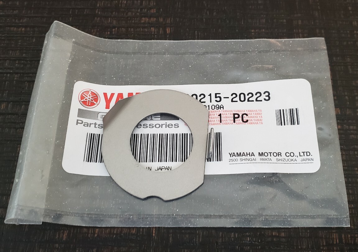 YAMAHA BANSHEE, RZ350 CLUTCH HUB NUT RETAINING LOCK WASHER