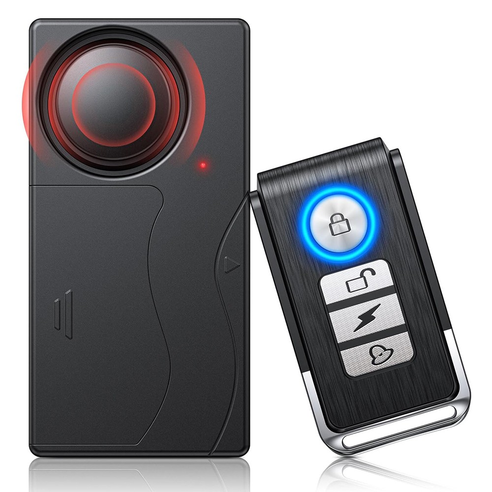 Wireless Car Anti-Theft Alarm 150dB Vibration Alert 2 Alarms