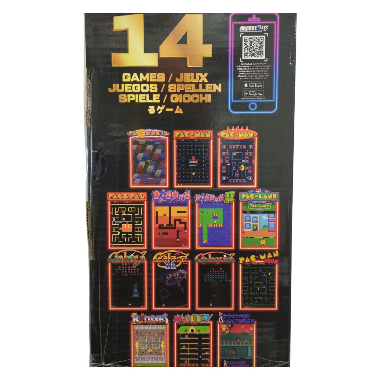 Arcade1Up Pac-Man Neon Deluxe Arcade Machine, PAC-A-502711