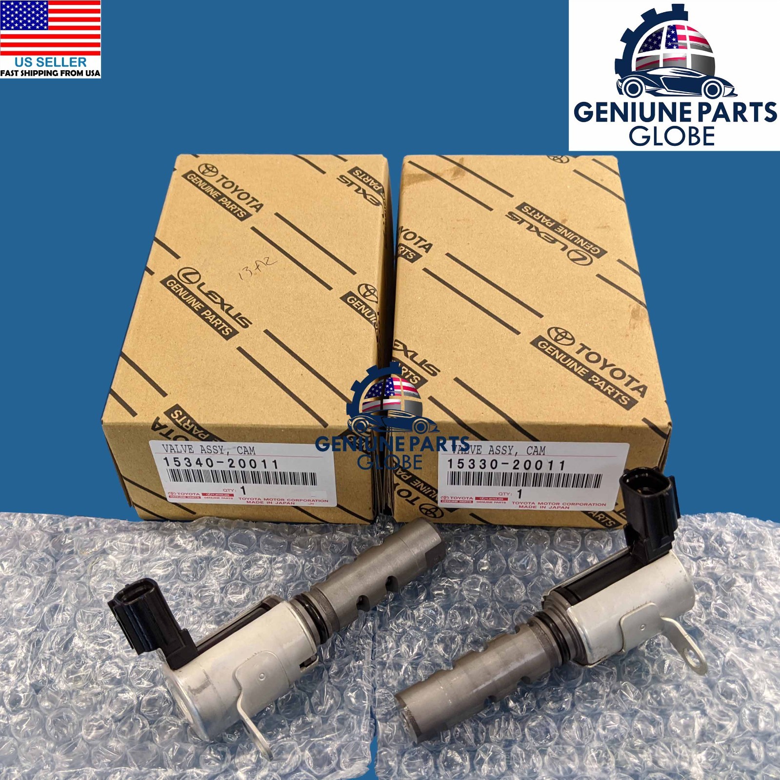 GENUINE TOYOTA HIGHLANDER SIENNA 3.0 3.3L OIL VARIABLE VALVE TIMING SOLENOID SET
