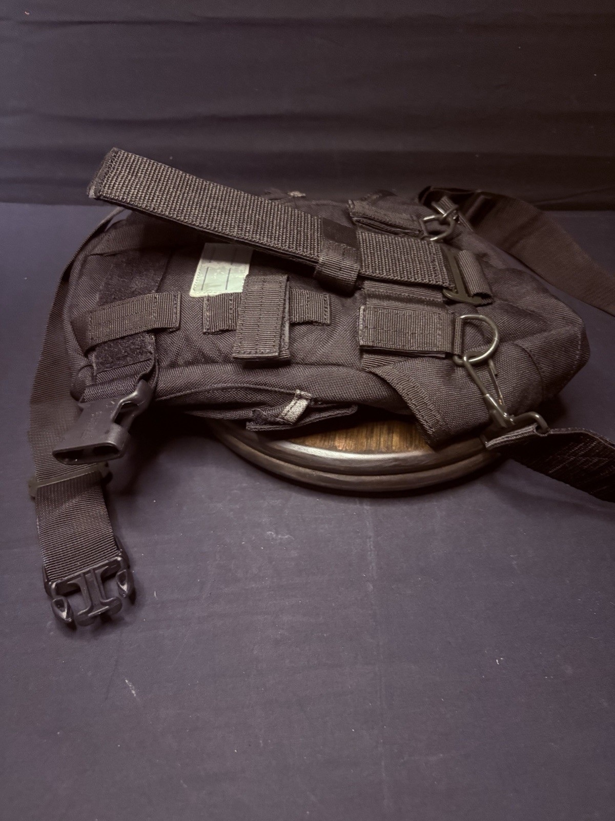 Gas Mask Or Large Utility Pouch Drop Leg w/Suede EMT Tactical Military Hunting