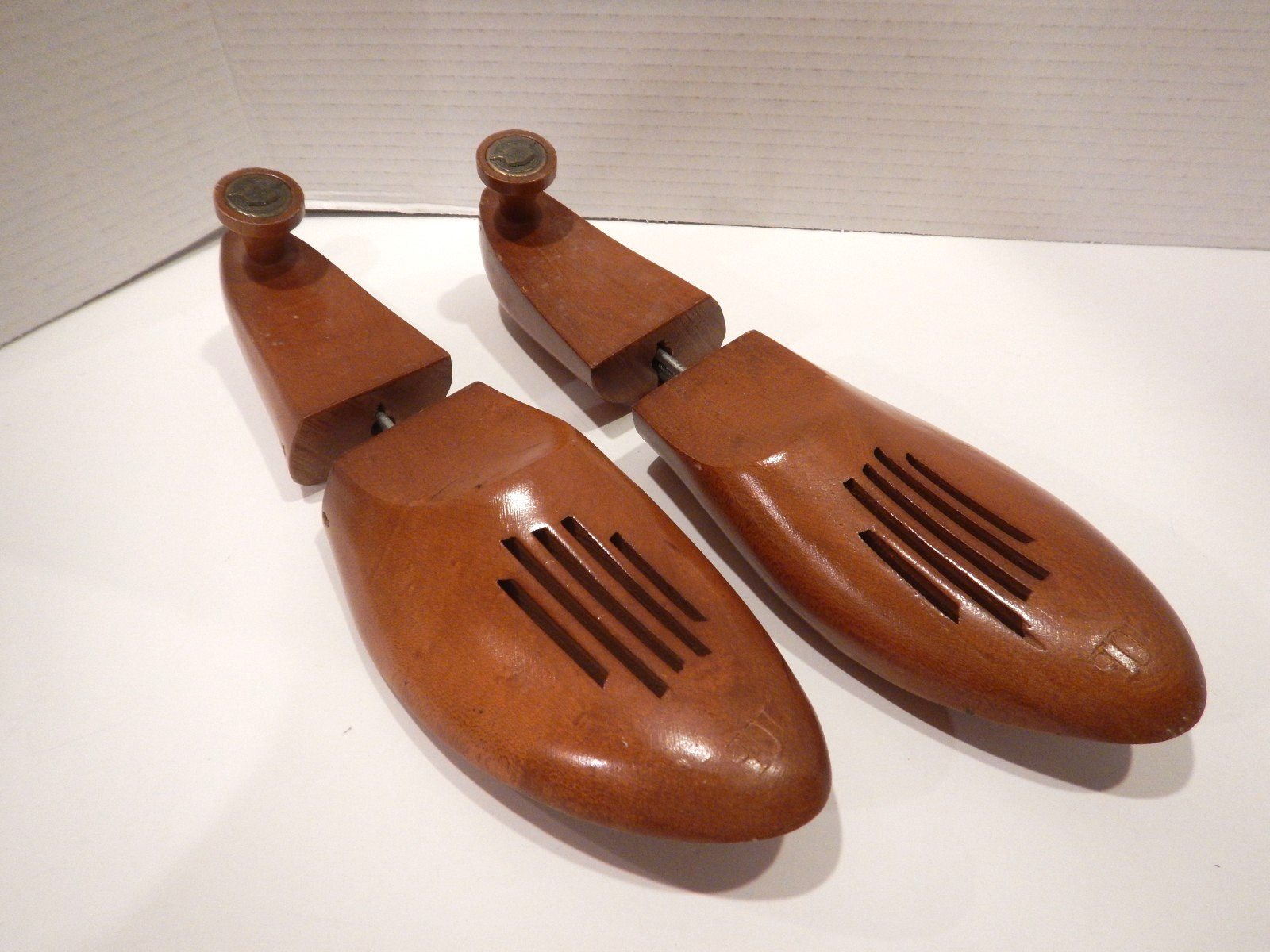 Vintage Florsheim Solid Wood Shoe Tree Stretchers Men's Size 10B