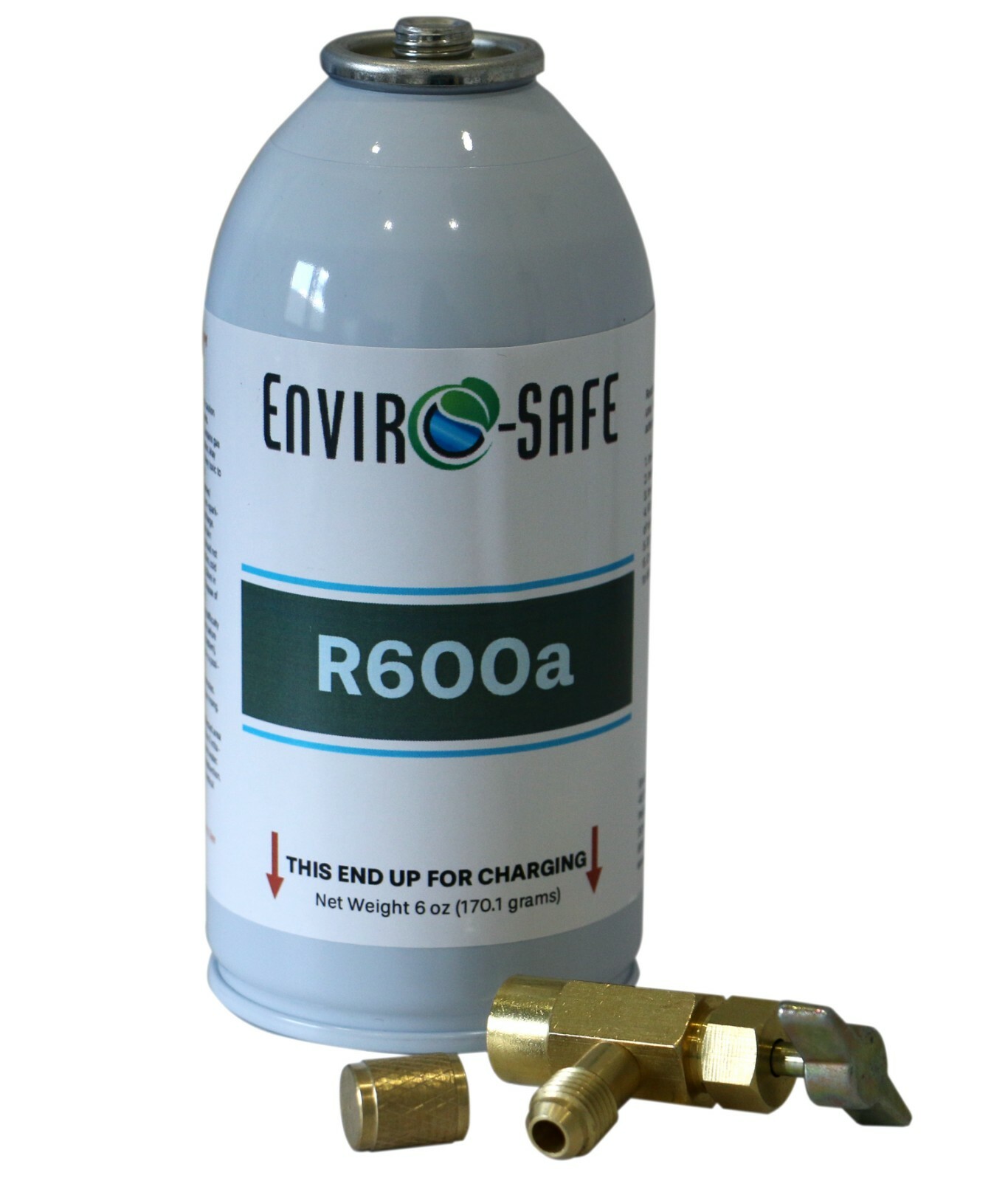 R-600a Modern Refrigerant, Convenient 6 oz 1 Can and Top Tap and Cap #8059