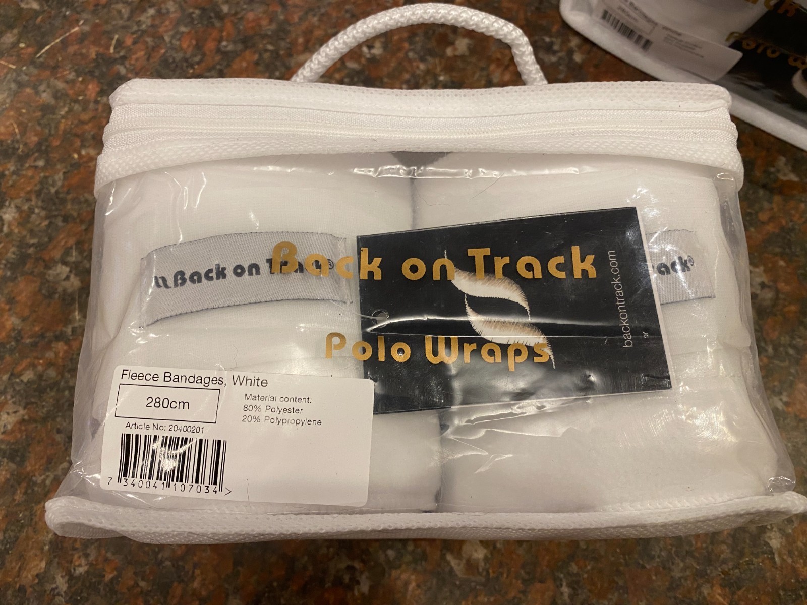 Back On Track-White Equestrian Polo Wraps, 2-2 packs, New w-Tags, SHIPS FREE!