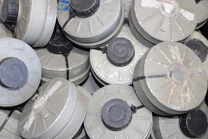 1 Israeli Military Surplus Gas Mask Filter Nato 40mm Battlefield Pick Ups 1