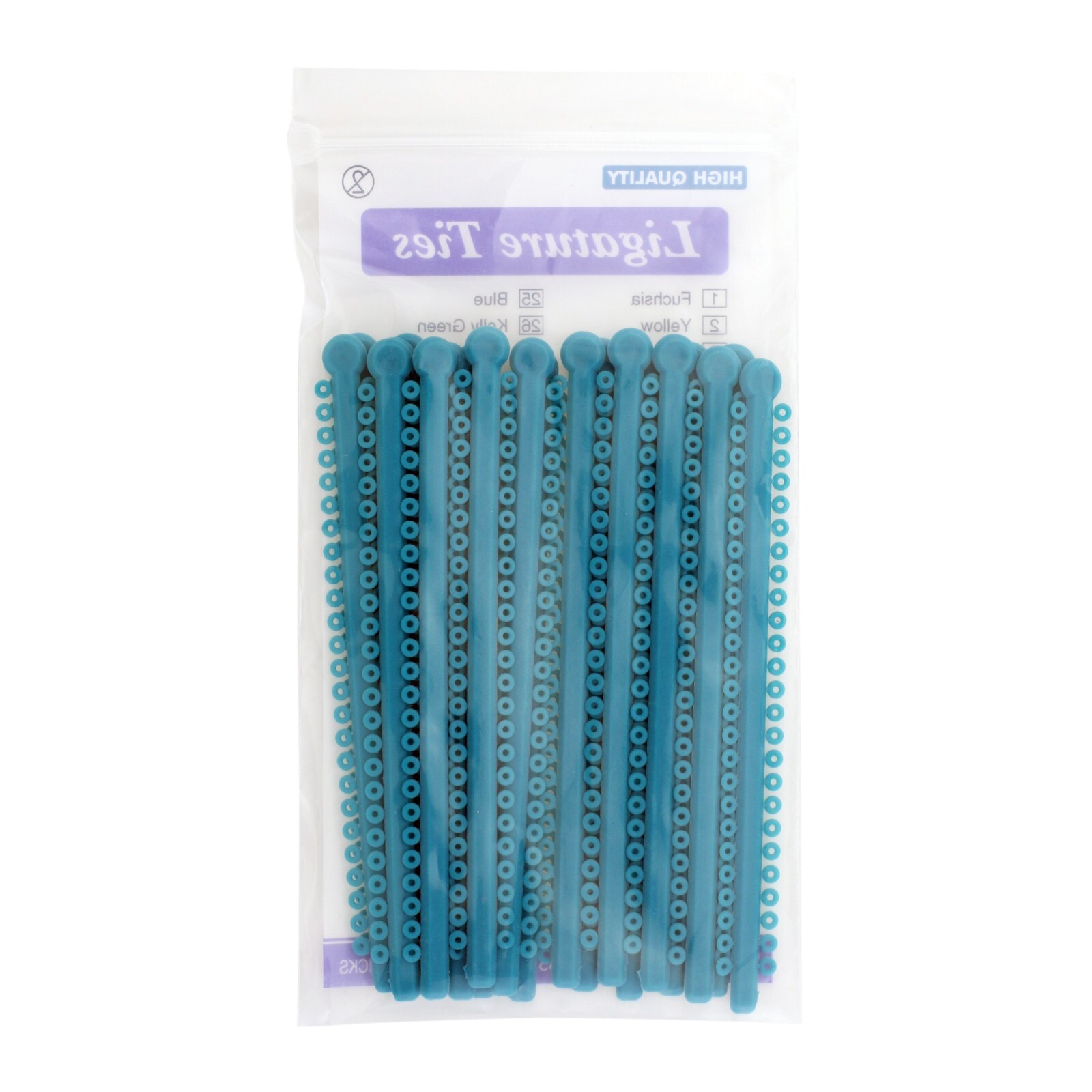 1000pcs Dental Ligature Ties Braces Rubber Bands Orthodontic Elastic 11 Colors