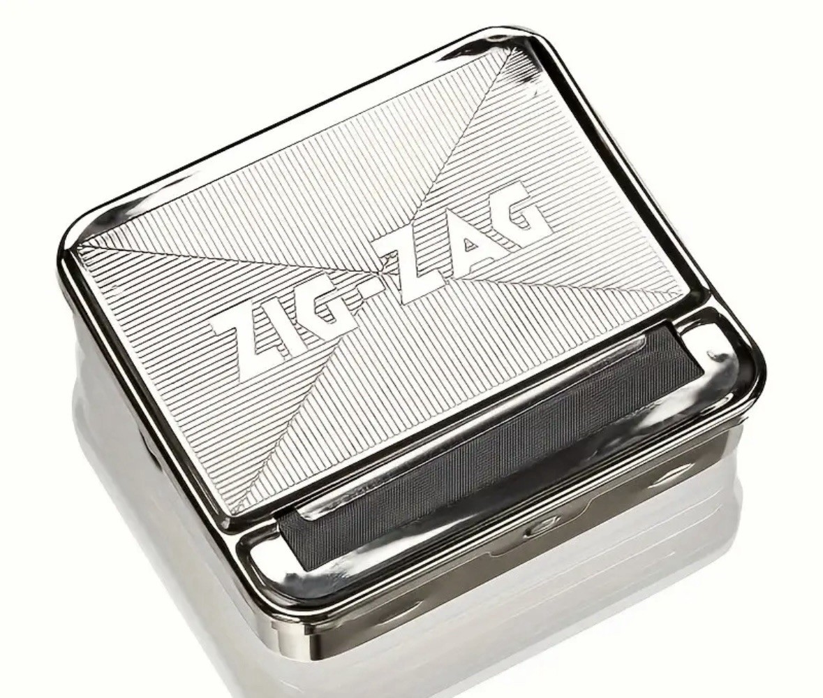 Zig-Zag Metal Cigarette Rolling Machine 70mm Easy Automatic Tobacco Roller BN