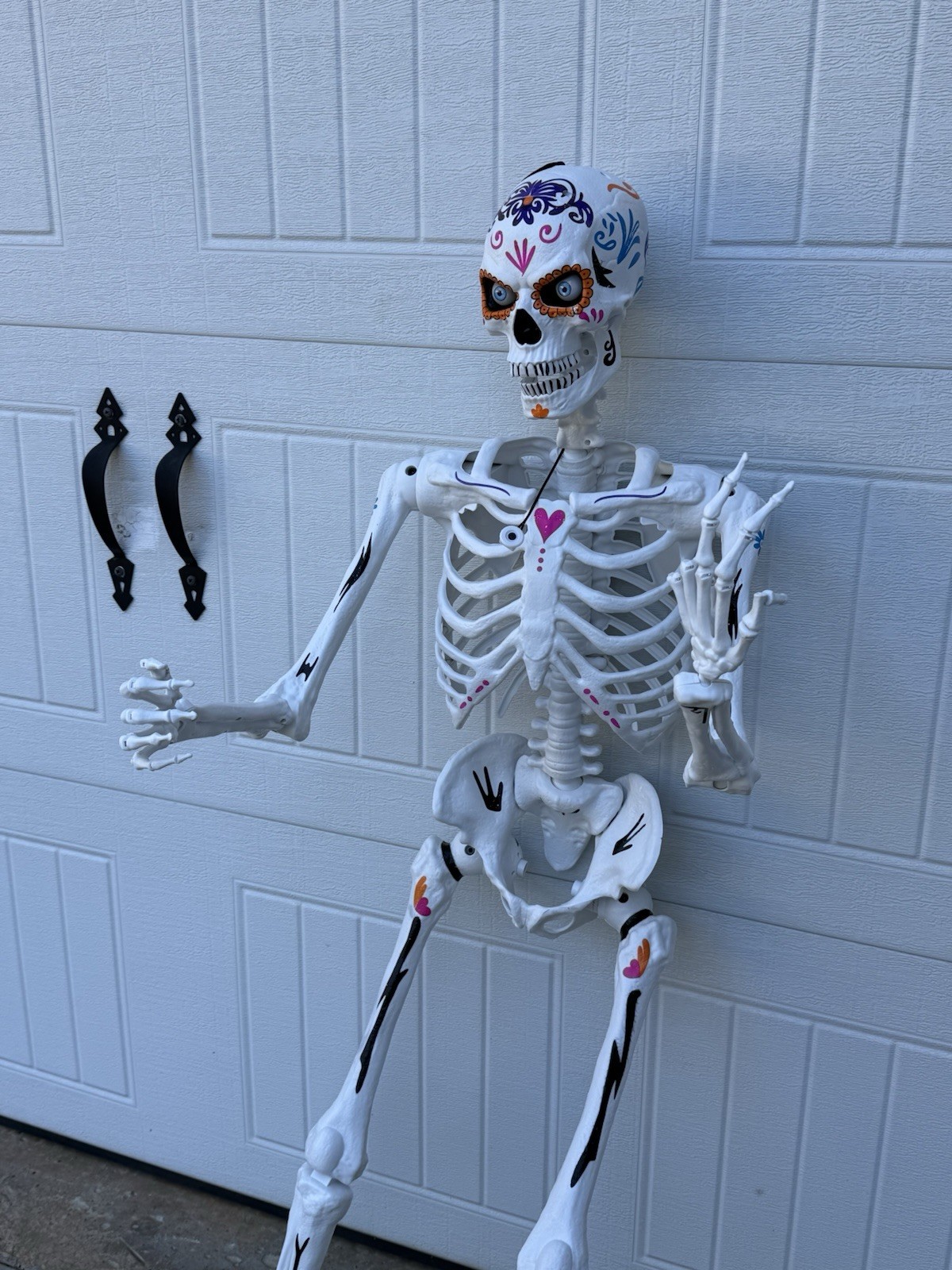 5 ft. Grave & Bones LED Ultraposeable Day of the Dead - Skeleton - RARE SOLD OUT