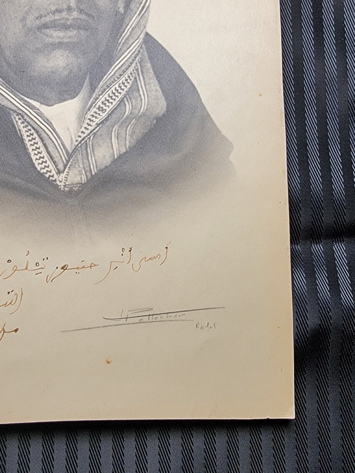 Thami El Glaoui /The Pasha Of Marrakesh Signed Inscribed Photograph