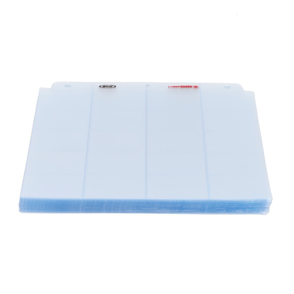 Box of 100 BCW LaserWeld 20-Pocket T206 Tobacco Trading Card Pages