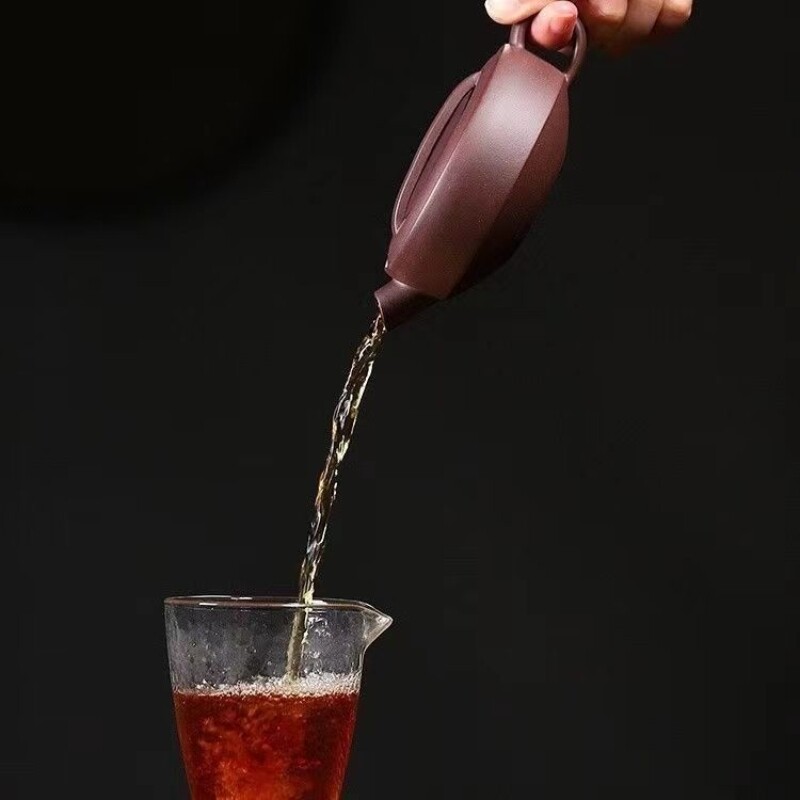 170ml Real Yixing Zisha Tea Pot Marked Original Ore Purple Clay Master Pot New