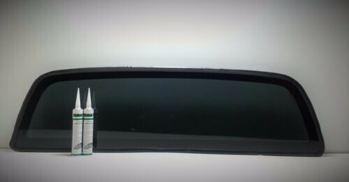 Fit 2005-2023 Toyota Tacoma Rear Back Glass Stationary Window Dark Tinted